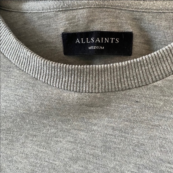 All Saints Men’s oversized crew neck sweater - Picture 1 of 2